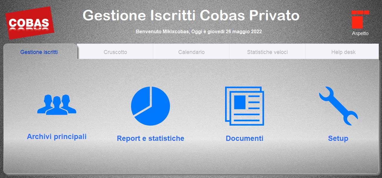 Gestione iscritti al sindacato